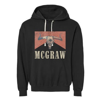 Howdy Mcgraw Western Mcgraw Cowboy Garment-Dyed Fleece Hoodie