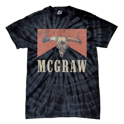 Howdy Mcgraw Western Mcgraw Cowboy Tie-Dye T-Shirt