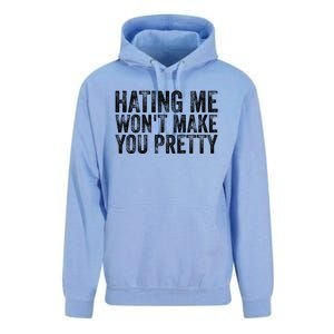 Hating Me Wont Make You Pretty Funny Quotes Sarcasm Unisex Surf Hoodie