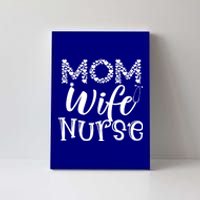 Heart Mom Wife Nurse Great Gift Stethoscope Wife Nurse Mom Gift Canvas