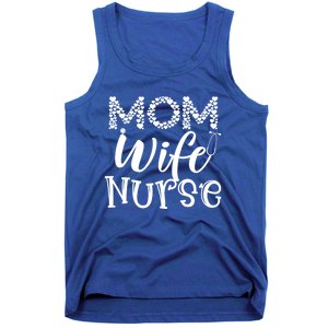 Heart Mom Wife Nurse Great Gift Stethoscope Wife Nurse Mom Gift Tank Top