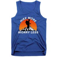 Hike More Worry Less Social Distancing Hiking Nature Camping Gift Tank Top