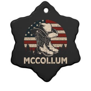 Howdy Mccollum Western Mccollum Punchy Cow Cow Style Gift Ceramic Star Ornament