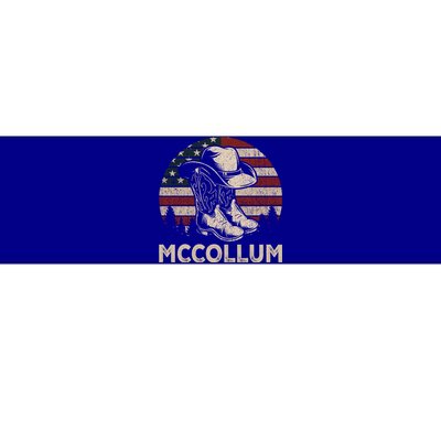 Howdy Mccollum Western Mccollum Punchy Cow Cow Style Gift Bumper Sticker