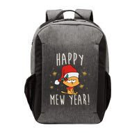 Happy Mew Year 2025 Funny Cat New Years Eve Party Supplies Vector Backpack