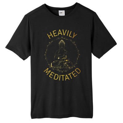 Heavily Meditated Yoga Meditation Spiritual Warrior Buddhist Tall Fusion ChromaSoft Performance T-Shirt