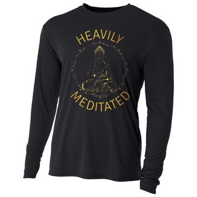 Heavily Meditated Yoga Meditation Spiritual Warrior Buddhist Cooling Performance Long Sleeve Crew