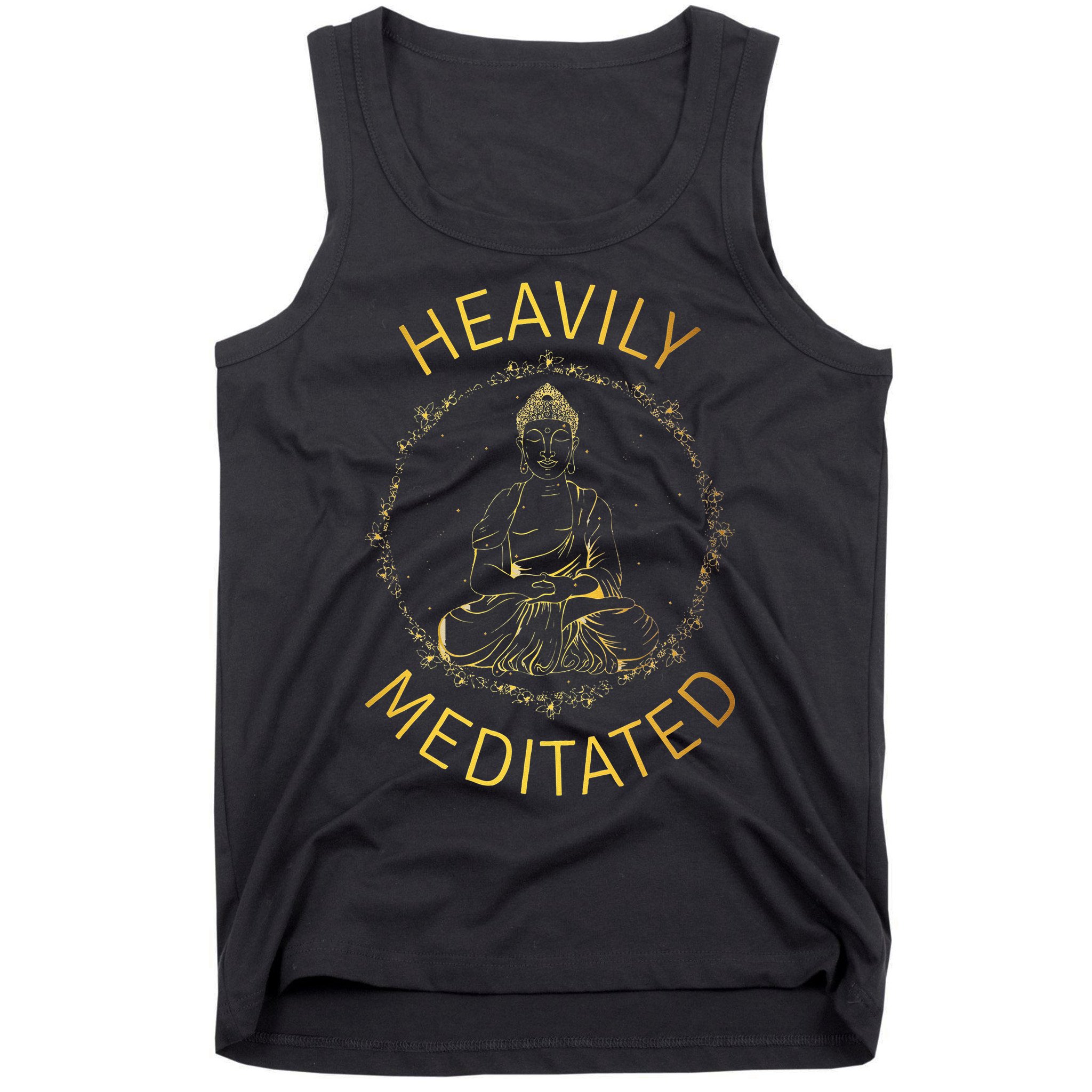 Heavily Meditated Yoga Meditation Spiritual Warrior Buddhist Tank Top