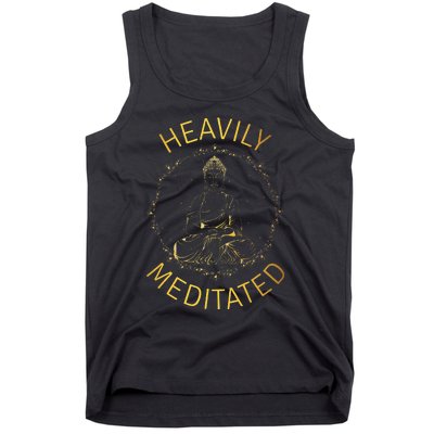 Heavily Meditated Yoga Meditation Spiritual Warrior Buddhist Tank Top