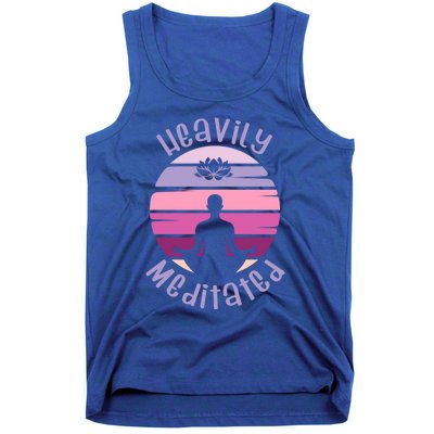 Heavily Meditated Yoga Meditation Spiritual Gift Tank Top