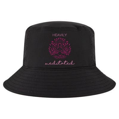 Heavily Meditated Yoga Meditation Spiritual Gift Cool Comfort Performance Bucket Hat