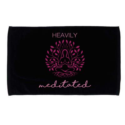 Heavily Meditated Yoga Meditation Spiritual Gift Microfiber Hand Towel