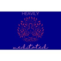 Heavily Meditated Yoga Meditation Spiritual Gift Bumper Sticker