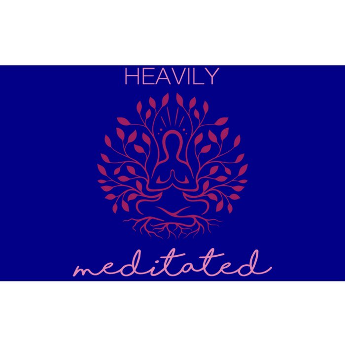 Heavily Meditated Yoga Meditation Spiritual Gift Bumper Sticker