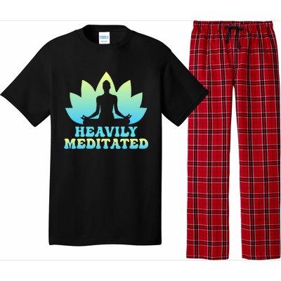 Heavily Meditated Yoga Class Instructor Gift Pajama Set