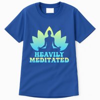 Heavily Meditated Yoga Class Instructor Gift Tall T-Shirt