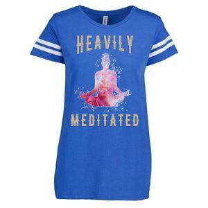 Heavily Meditated Yoga Meditation Gift And Cool Gift Enza Ladies Jersey Football T-Shirt