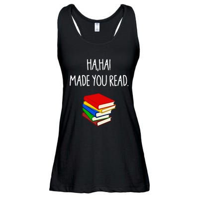 Haha Made You Read April Fools Day Teacher Ladies Essential Flowy Tank