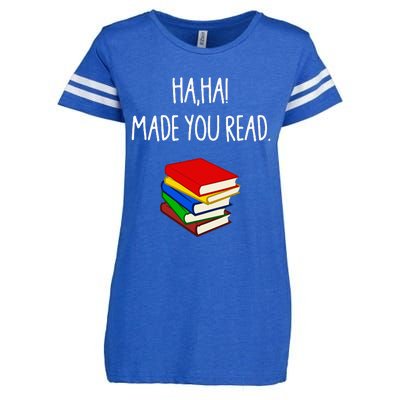 Haha Made You Read April Fools Day Teacher Enza Ladies Jersey Football T-Shirt