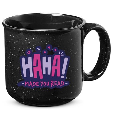 Haha Made You Read Funny 15oz Campfire Ceramic Mug