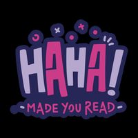 Haha Made You Read Funny Drawstring Bag