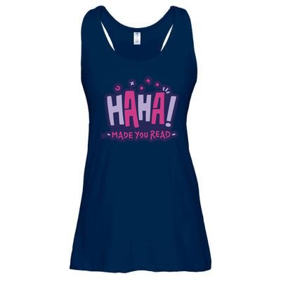 Haha Made You Read Funny Ladies Essential Flowy Tank