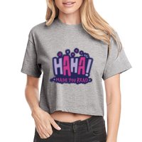 Haha Made You Read Funny Crop Top