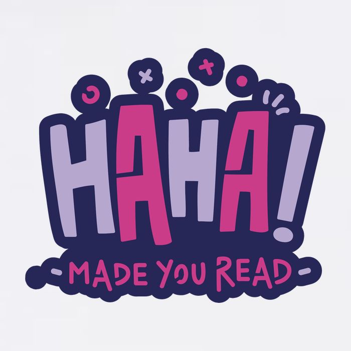 Haha Made You Read Funny Garment-Dyed Sweatshirt