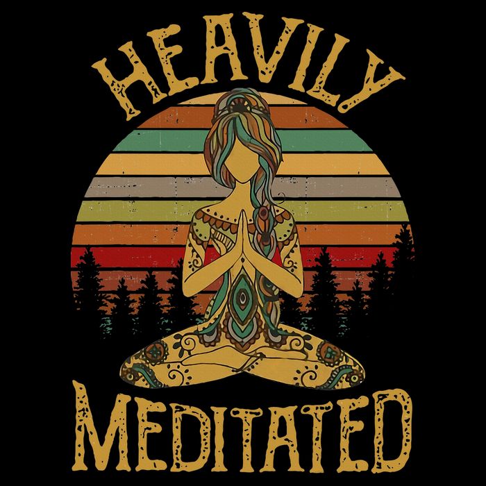 Heavily Meditated Yoga Meditation Spiritual 16 in Basic Backpack