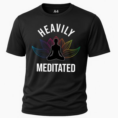 Heavily Meditated Yoga Meditation Monk Buddhism Quote Gift Performance Shirt