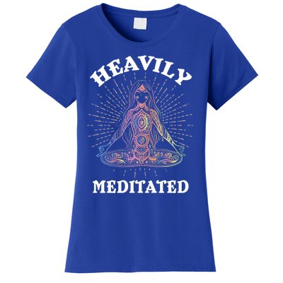 Heavily Meditated Yoga Meditation Spiritual Warrior Gift Women's T-Shirt