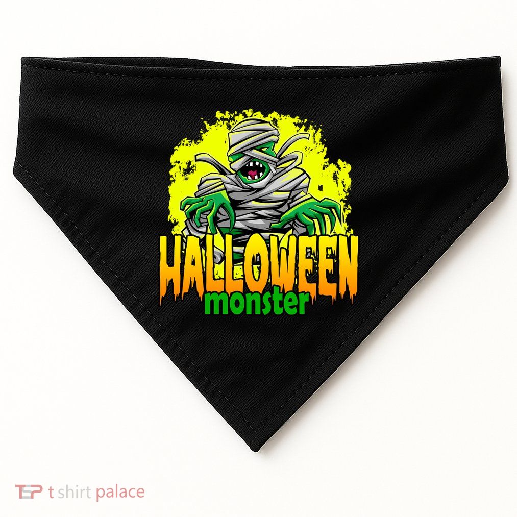 Halloween Monster Zombie USA-Made Doggie Bandana