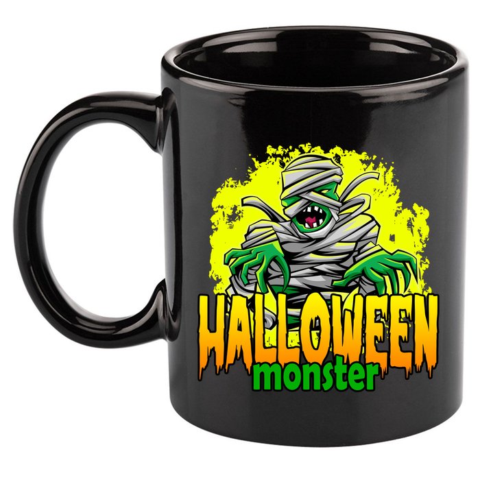Halloween Monster Zombie 11oz C Handle Ceramic Mug