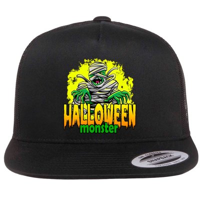 Halloween Monster Zombie Flatbill Hat