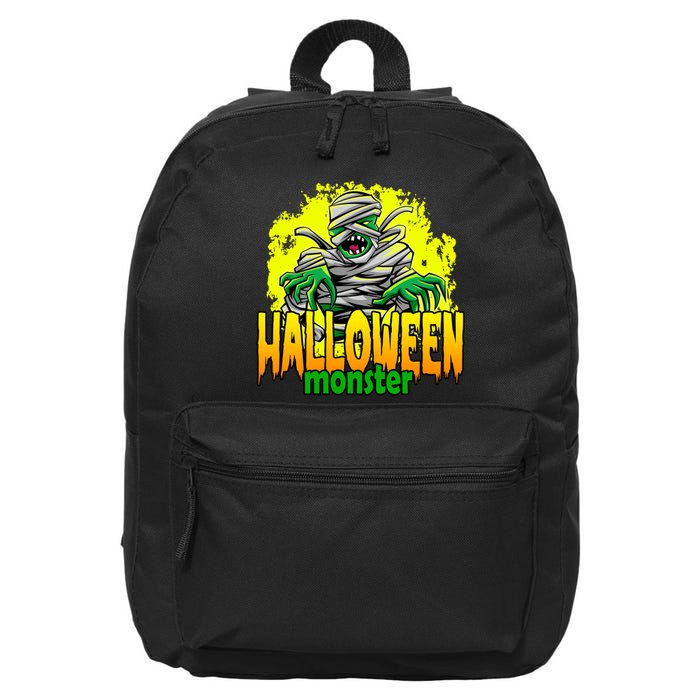 Halloween Monster Zombie 16 in Basic Backpack