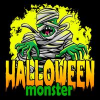 Halloween Monster Zombie 16 in Basic Backpack