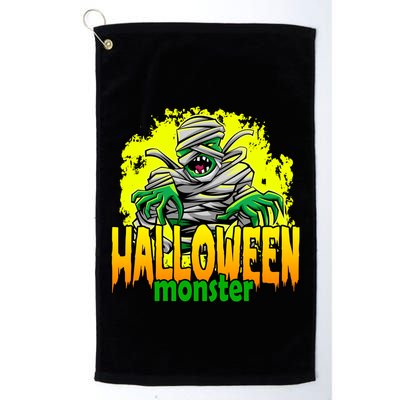 Halloween Monster Zombie Golf Towel
