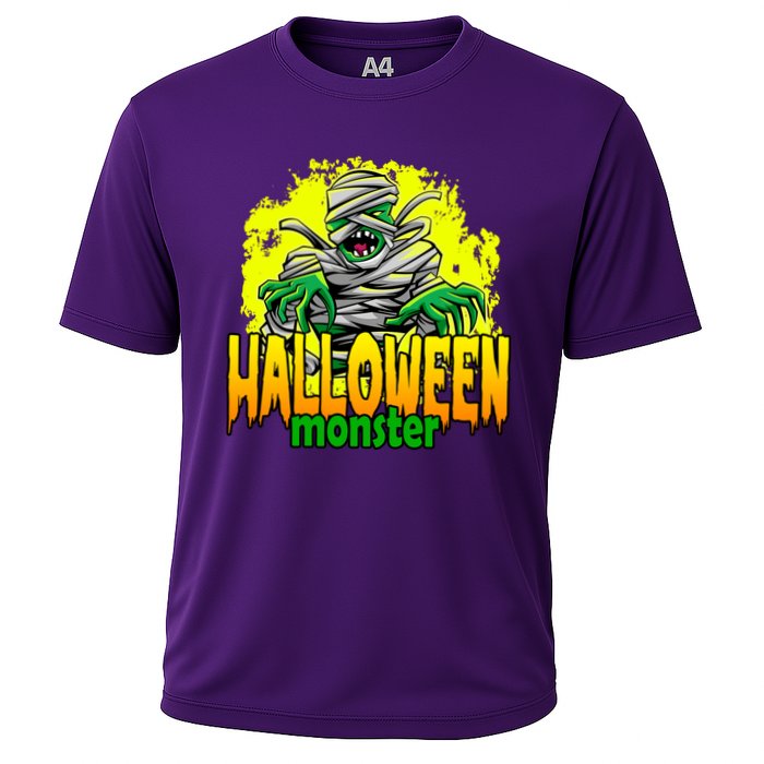 Halloween Monster Zombie Cooling Performance Crew T-Shirt