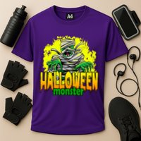 Halloween Monster Zombie Cooling Performance Crew T-Shirt