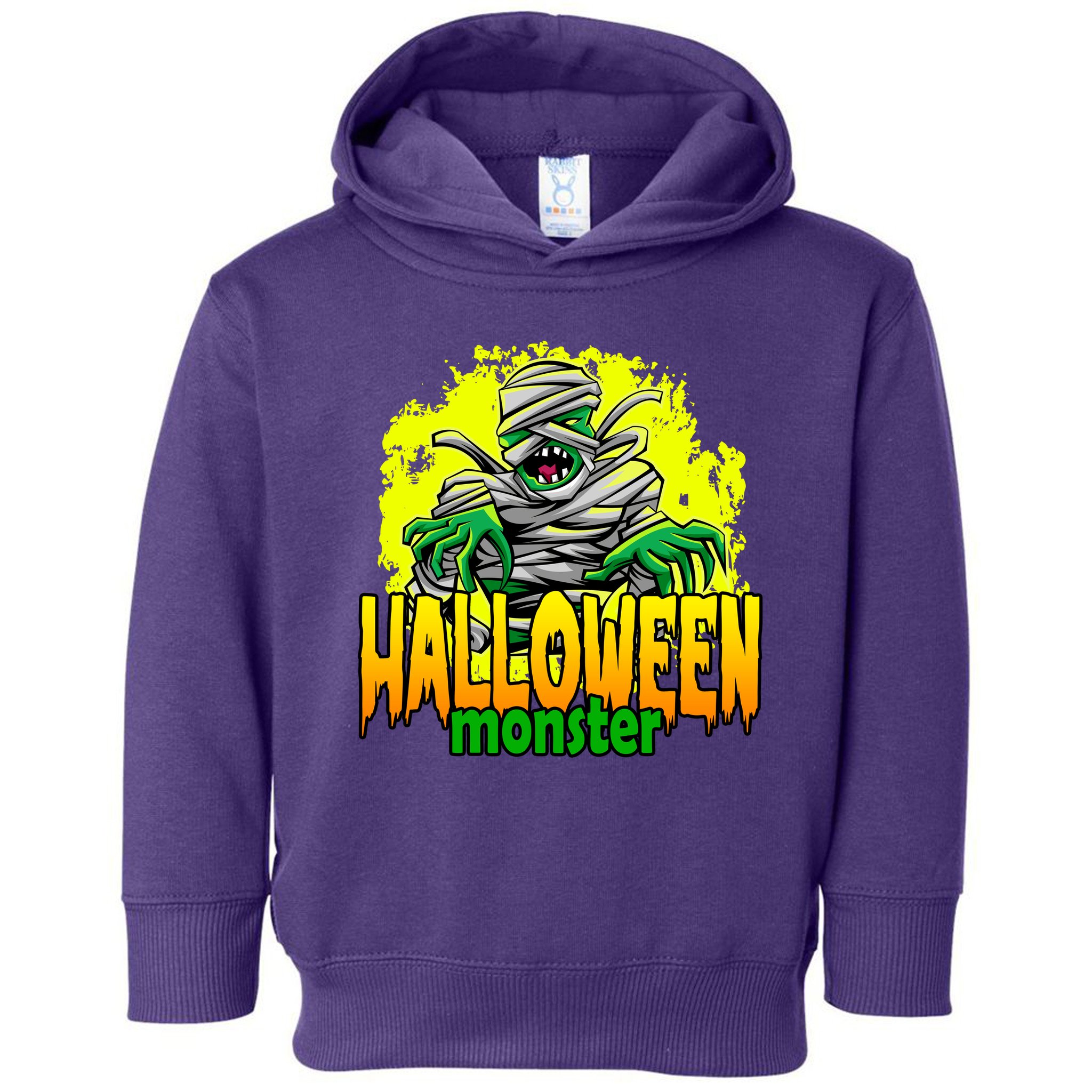 Halloween Monster Zombie Toddler Hoodie