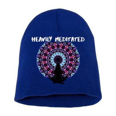 Heavily Meditated Zen Gift Yoga Gift Zen Short Acrylic Beanie