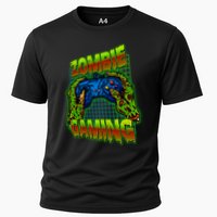 Halloween Monster Zombie Gaming Video Gamer Addict Cooling Performance Crew T-Shirt