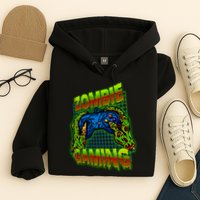 Halloween Monster Zombie Gaming Video Gamer Addict Hoodie