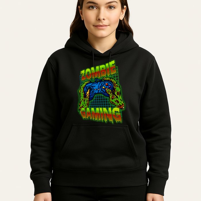Halloween Monster Zombie Gaming Video Gamer Addict Hoodie