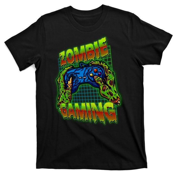 Halloween Monster Zombie Gaming Video Gamer Addict T-Shirt