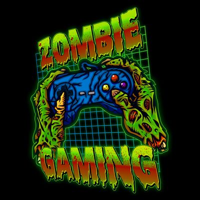 Halloween Monster Zombie Gaming Video Gamer Addict T-Shirt