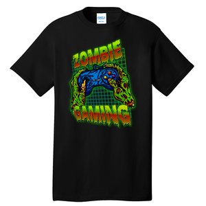 Halloween Monster Zombie Gaming Video Gamer Addict Tall T-Shirt