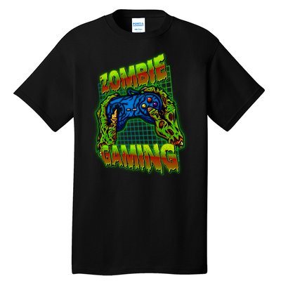 Halloween Monster Zombie Gaming Video Gamer Addict Tall T-Shirt