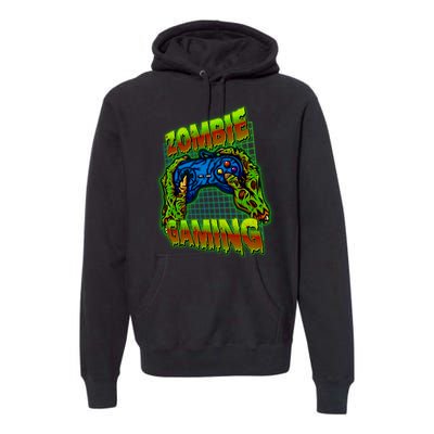 Halloween Monster Zombie Gaming Video Gamer Addict Premium Hoodie