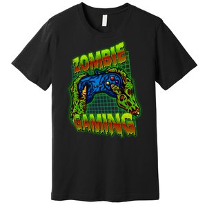 Halloween Monster Zombie Gaming Video Gamer Addict Premium T-Shirt